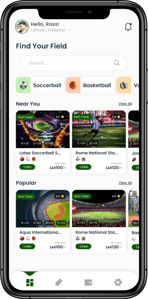Stadium Booking App | AssortTech