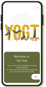 Yogi Welcome Screen